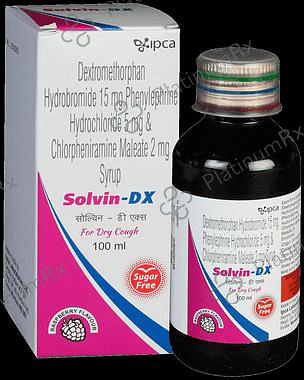 Solvin-DX Syrup Raspberry Sugar Free