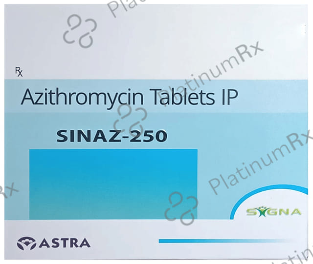 Sinaz 250mg Tablet 6s