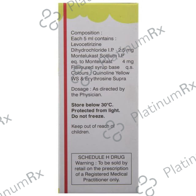 Telekast L Kid 2.5/4mg Syrup 60ml