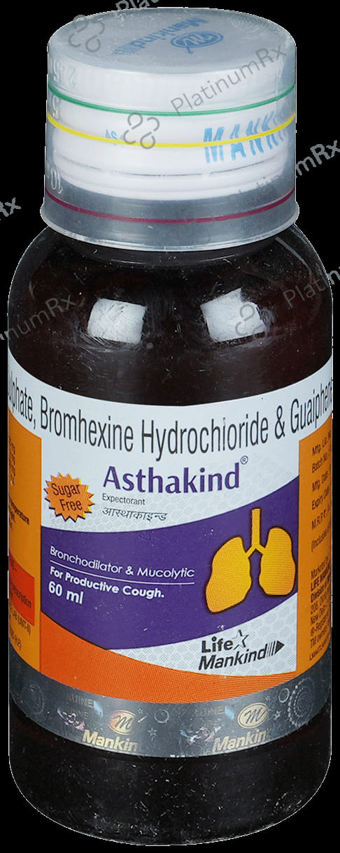 Asthakind Sugar Free Expectorant 60ml