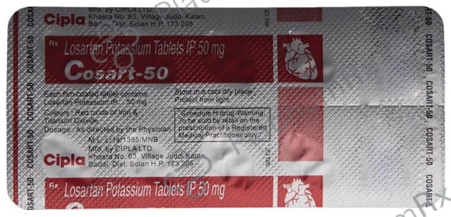 Cosart 50mg Tablet 10s