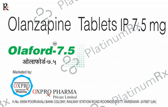 Olaford 7.5mg Tablet 10s Oxpro Pharma Pvt. Ltd.
