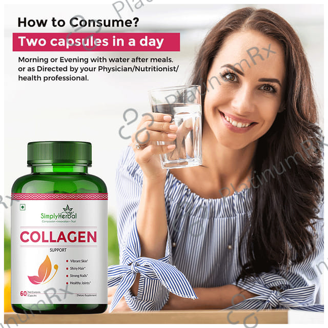 Simply Herbal Collegen Support 1000mg Capsule