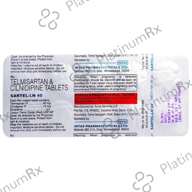 Sartel-LN 80 Tablet