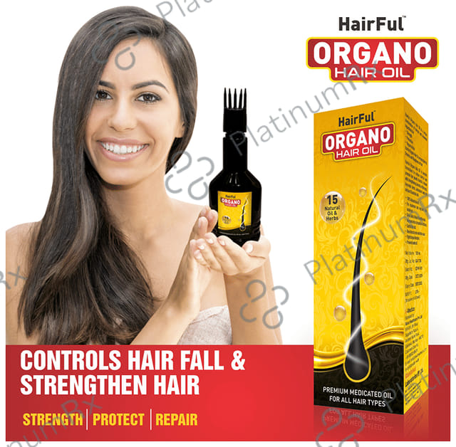 HairFul Organo Hair Oil for Hair Growth with 13 Ayurvedic Herbs