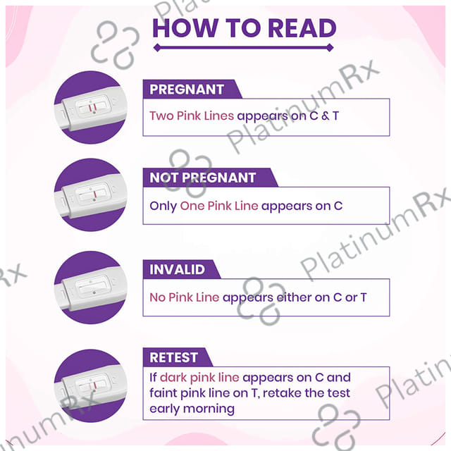 Prega News Advance Pregnancy Rapid Single Step Test Kit 1s