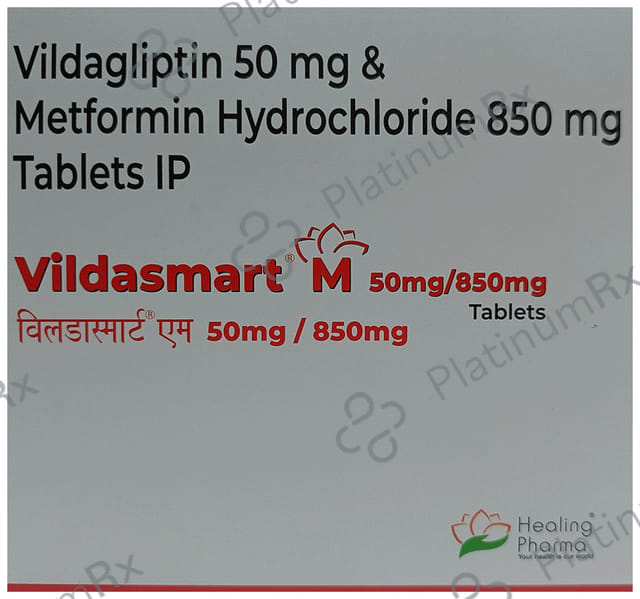 Vildasmart M 850mg/50mg Tablet