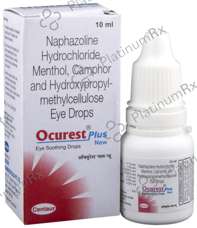 New Ocurest Plus Eye Drop 10ml