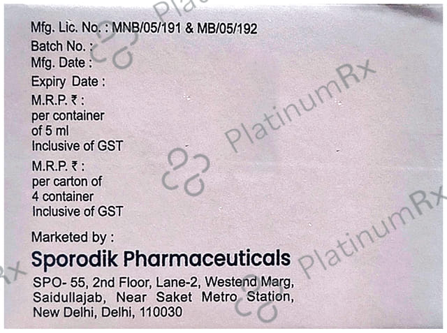 Calrodik D3 Nano Shot 60000IU Oral Solution 4X5ml