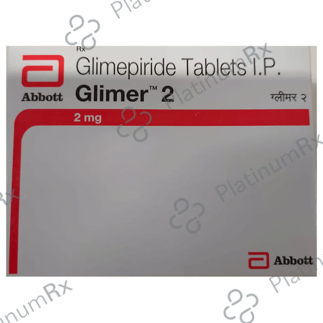 Glimer 2mg Tablet 15s
