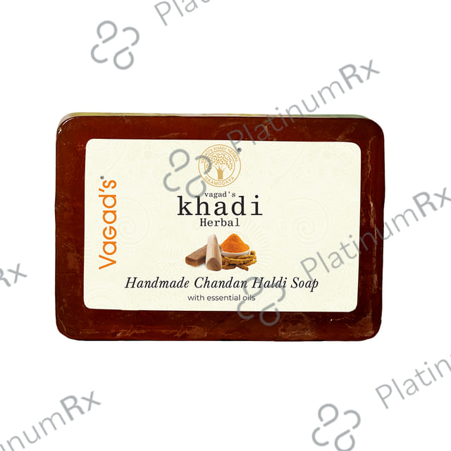 Vagad's Khadi Herbal Handmade Soap Chandan Haldi Soap