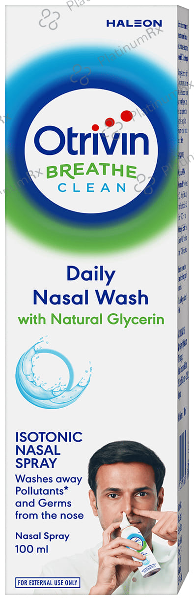 Otrivin Breathe Clean Isotonic Nasal Spray 100ml
