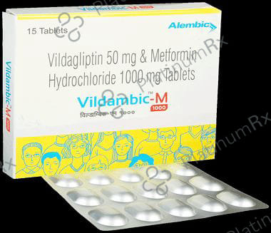 Vildambic M 1000/50mg Tablet 15s