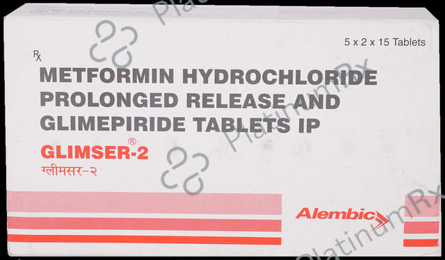Glimser 2/500mg Tablet PR 15s