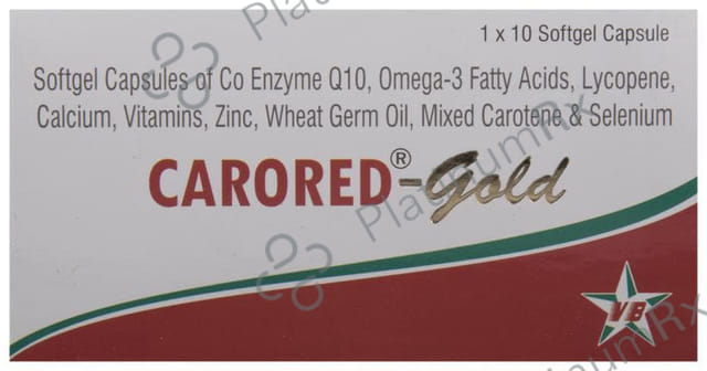 Carored Gold Soft Gelatin Capsule 10s