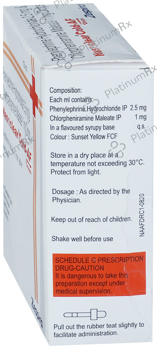 Nasoclear Cold AF 1/2.5mg Oral Drop 15ml