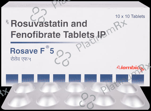 Rosave F 5/160mg Tablet 10s