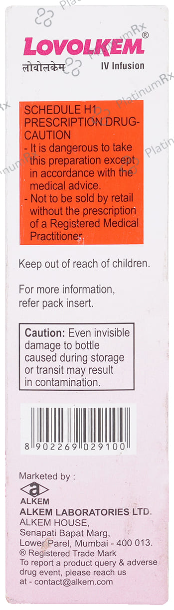 Lovolkem 500mg Infusion 100ml