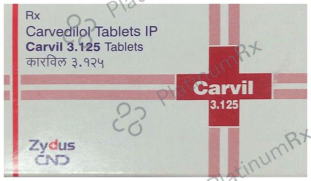Carvil 3.125mg Tablet 10s
