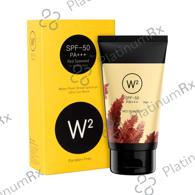 W2 SPF 50 PA+++ Red Seaweed Lotion 50gm