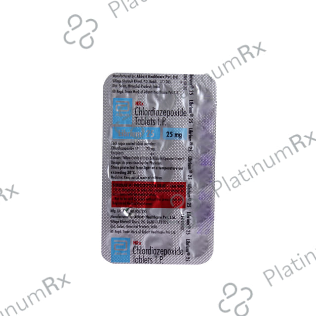 Librium 25mg Tablet 15s