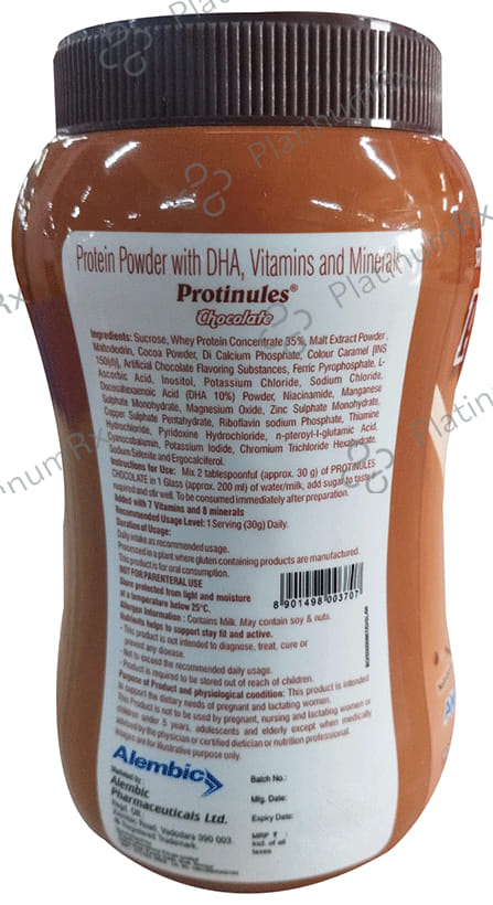 Protinules Chocolate Flavour Powder 200gm