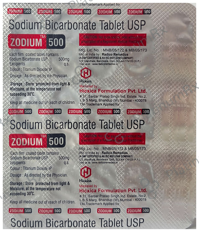 Zodium 500 Tablet