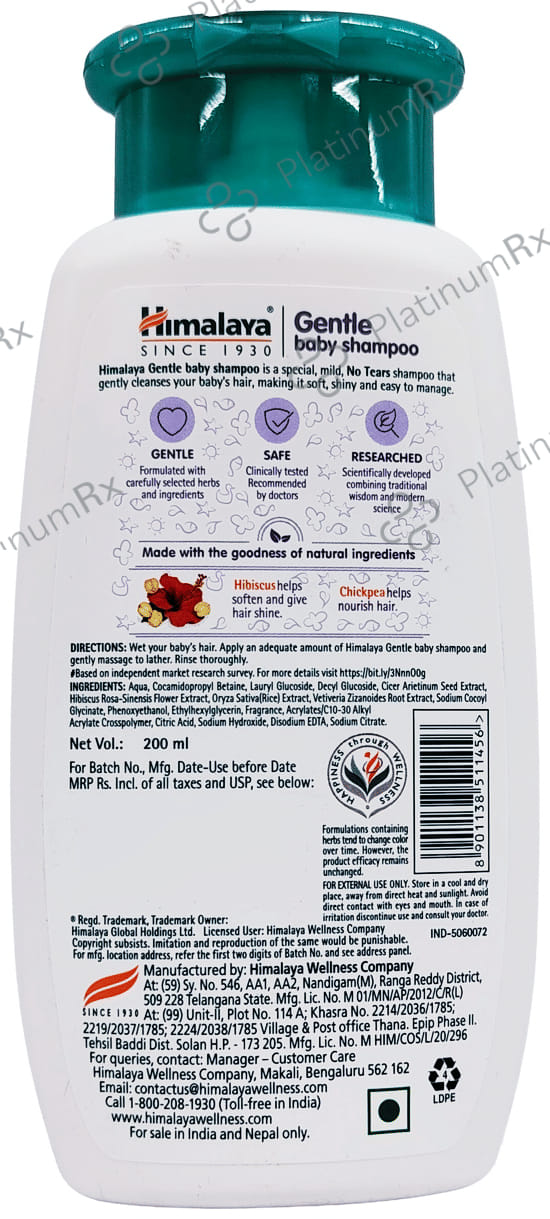 Himalaya Gentle Baby Shampoo 200ml
