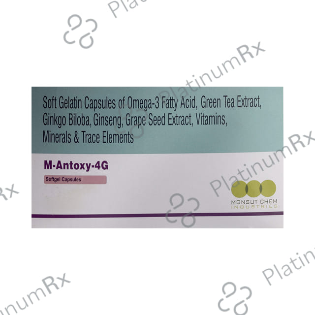 M Antoxy 4G Softgel Capsule 10s