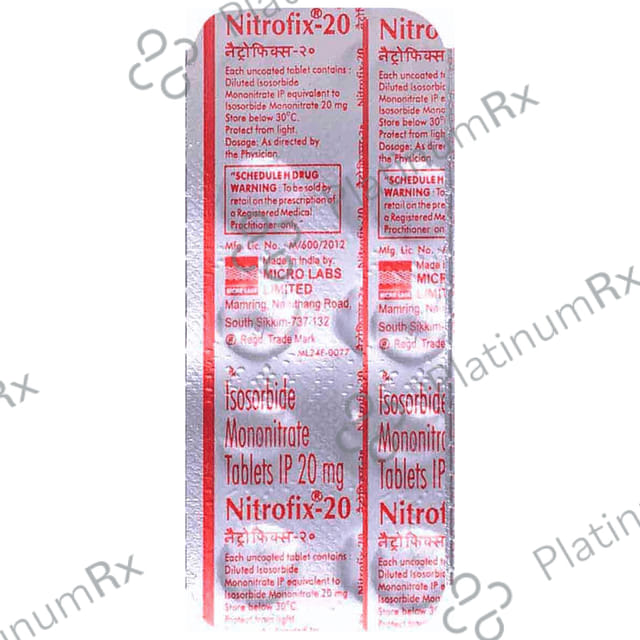 Nitrofix 20 Tablet