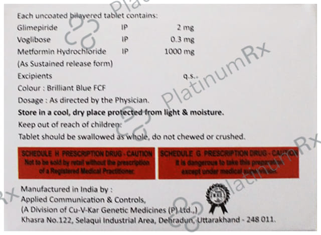 Cureglim MV Forte 2.3 Tablet SR