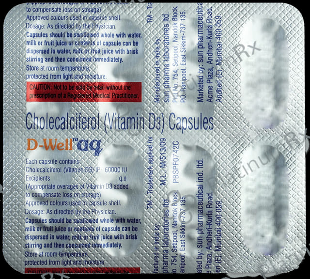 D Well AQ D3 Capsule 8s