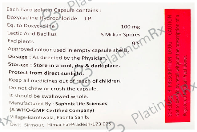 Dxl 100mg/5M Capsule 10s