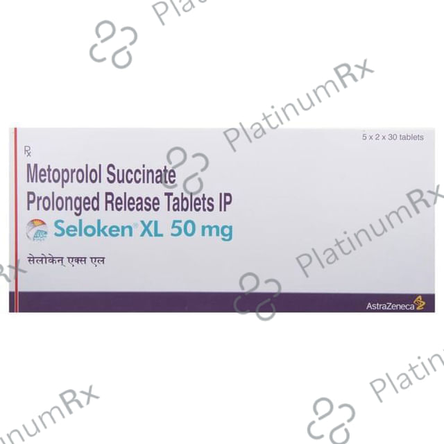 Seloken XL 50mg PR Tablet 30s