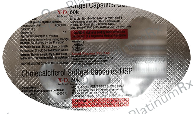 X-D3 60K Softgel Capsule