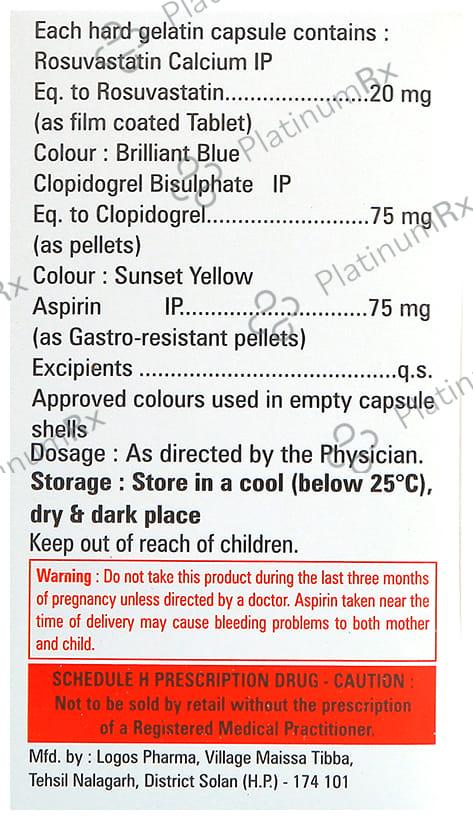 Rozze Gold 20mg Capsule 10s