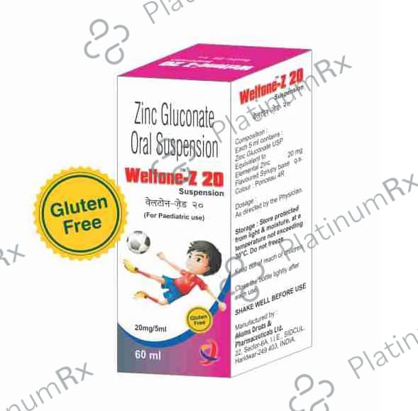 Weltone Z 20mg Suspension 60ml