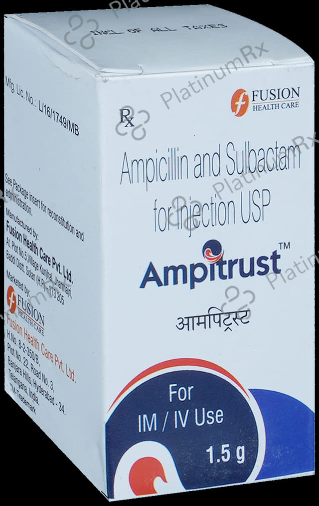 Ampitrust 1.5gm Injection 1s