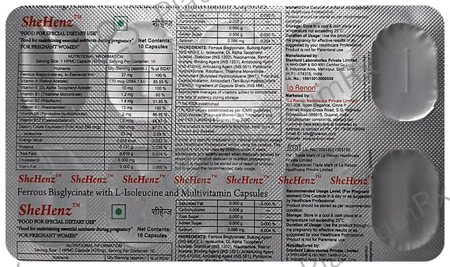SheHenz 100mg Capsule 10s