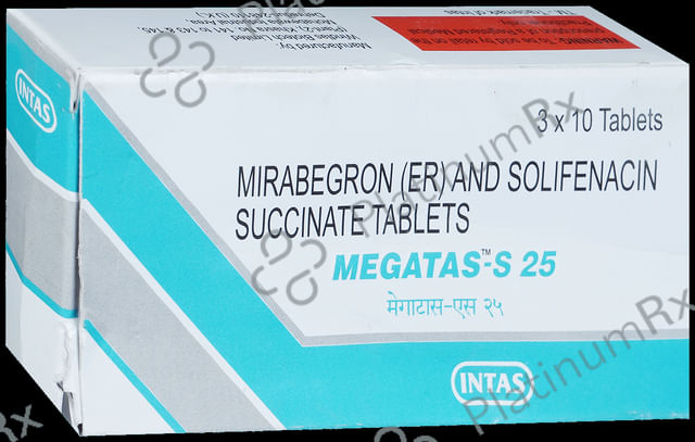 Megatas S 25/5mg Tablet ER 10s