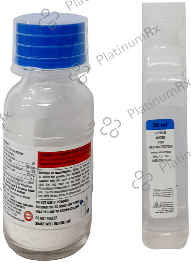 Vabclav 457 400/57mg DDS Dry Syrup Vanilla 30ml