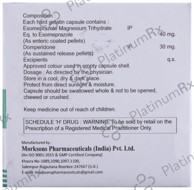 Pelit DSR 30/40mg Capsule 10s