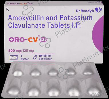 Oro CV 625mg Tablet 10s