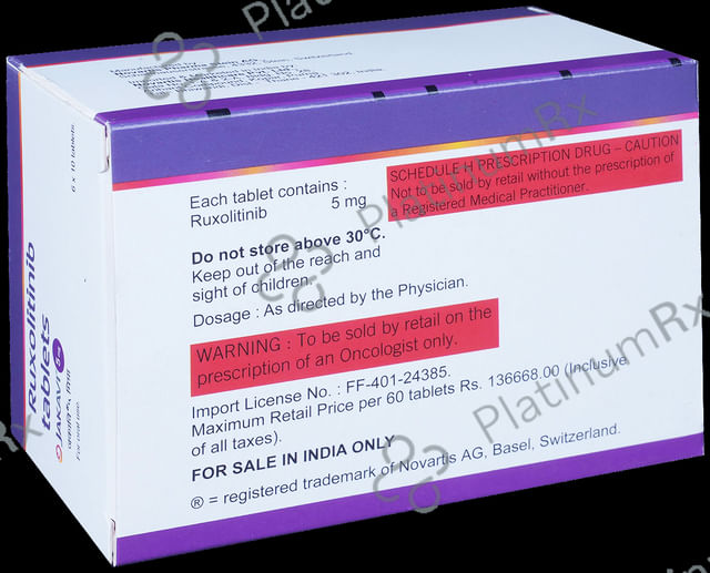 Jakavi 5mg Tablet 10 Tablet