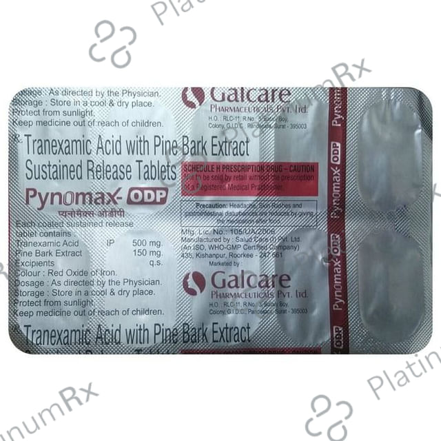Pynomax ODP 500/150mg Tablet 10s