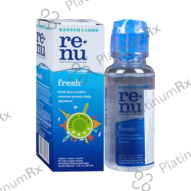Renu Fresh Lens Cleansing Solution 60ml