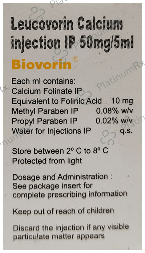 Biovorin 50mg Injection