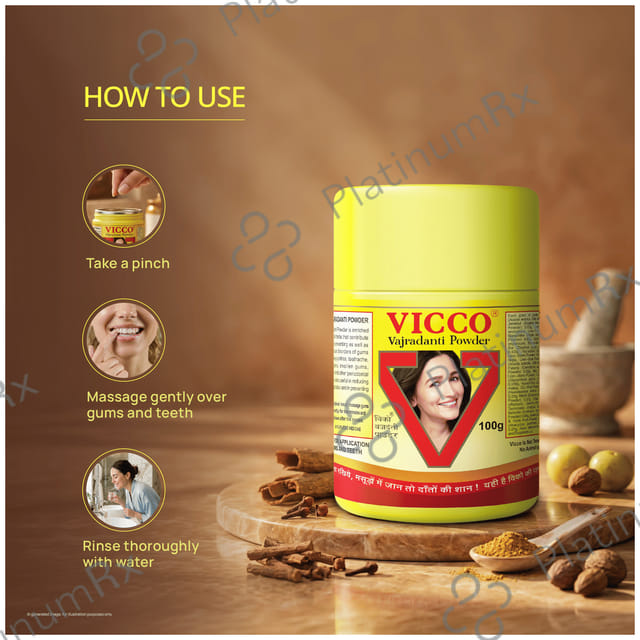 Vicco Vajradanti Tooth Powder 100gm