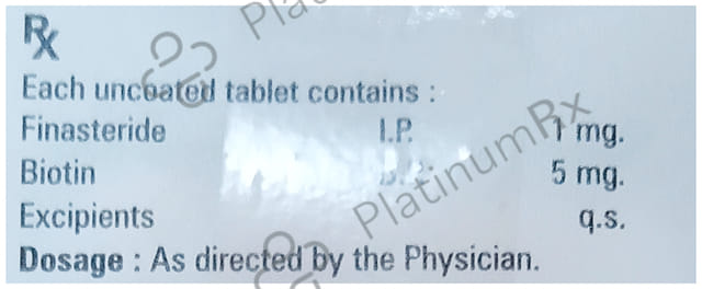 Bio Hairr F 1mg/5000mcg Tablet 10s
