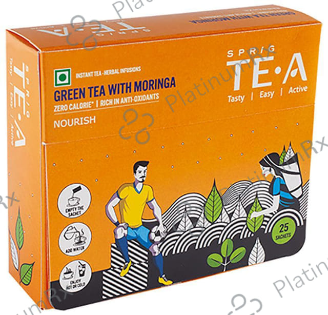 Sprig Green Tea with Moringa Sachet 25s